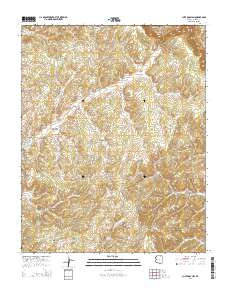 Cliff Rose Hill 2014 topographic map thumbnail