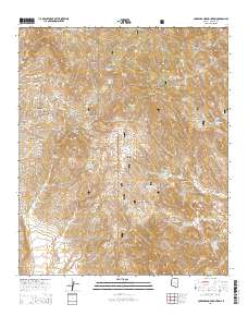 Cobre Grande Mountain 2014 topographic map thumbnail