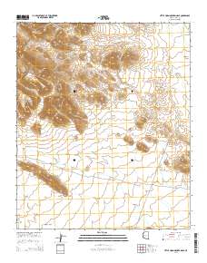 Little Horn Mountains SE 2014 topographic map thumbnail