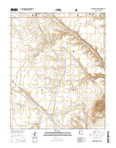 Lockwood Canyon 2014 topographic map thumbnail