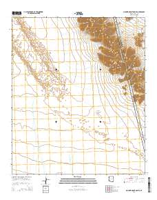 Mohawk Mountains SW 2014 topographic map thumbnail