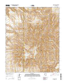 Mohon Peak 2014 topographic map thumbnail