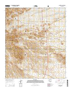 Monk Draw 2014 topographic map thumbnail