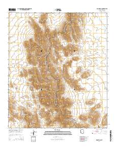 Mount Ajo 2014 topographic map thumbnail