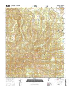Mount Baldy 2014 topographic map thumbnail