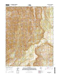 Mount Bangs 2014 topographic map thumbnail