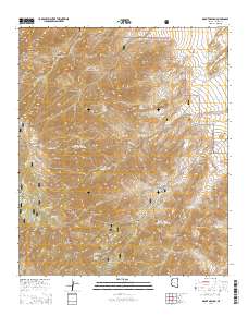 Mount Graham 2014 topographic map thumbnail