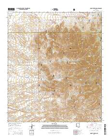 Mount Hopkins 2014 topographic map thumbnail