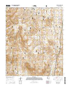 Mount Josh 2014 topographic map thumbnail