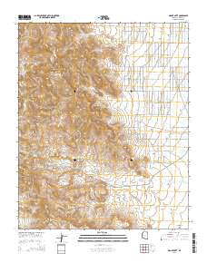 Mount Nutt 2014 topographic map thumbnail