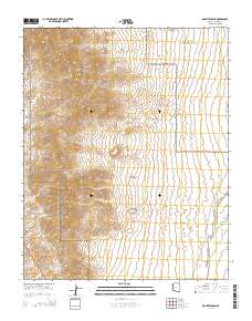 Mount Wilson 2014 topographic map thumbnail