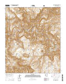 Mule Hoof Bend 2014 topographic map thumbnail