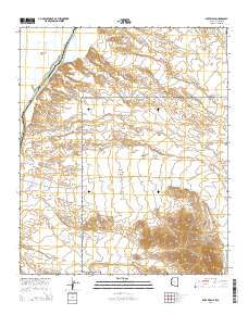 Mule Wash 2014 topographic map thumbnail