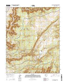 Black Rock Butte 2014 topographic map thumbnail