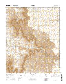 Mustang Point 2014 topographic map thumbnail