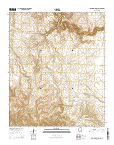 Natanes Mountains NE 2014 topographic map thumbnail