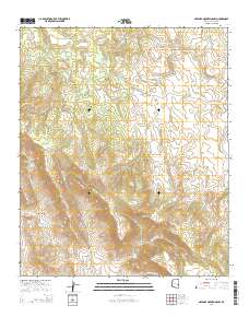 Natanes Mountains NW 2014 topographic map thumbnail