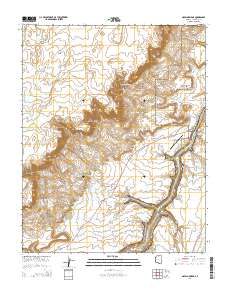 Navajo Bridge 2014 topographic map thumbnail