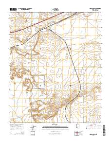 Navajo South 2014 topographic map thumbnail