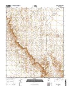 Newberry Mesa 2014 topographic map thumbnail