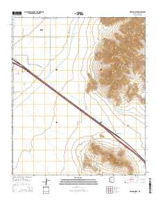Newman Peak 2014 topographic map thumbnail