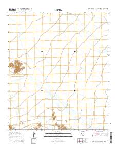North of Agua Dulce Mountains 2014 topographic map thumbnail