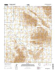 North Trigo Peaks 2014 topographic map thumbnail