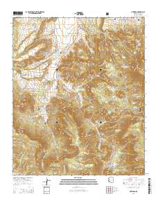 Nutrioso 2014 topographic map thumbnail