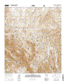 O'Donnell Canyon 2014 topographic map thumbnail
