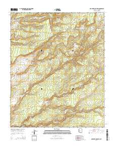 Oak Creek Mountain 2014 topographic map thumbnail