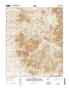 Oatman 2014 topographic map thumbnail