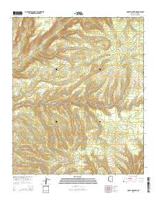 Odart Mountain 2014 topographic map thumbnail