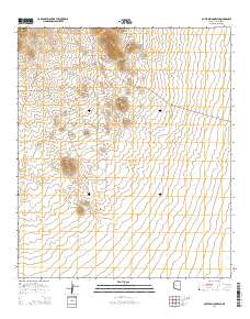 Outlaw Mountain 2014 topographic map thumbnail