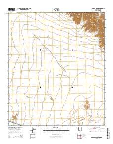 Paradise Canyon 2014 topographic map thumbnail