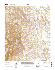 Rhodes Canyon 2014 topographic map thumbnail