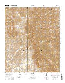 Rhodes Peak 2014 topographic map thumbnail