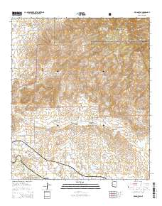 Rincon Peak 2014 topographic map thumbnail