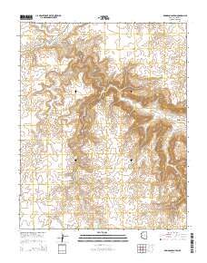 Robinson Canyon 2014 topographic map thumbnail