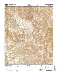 Rockinstraw Mountain 2014 topographic map thumbnail