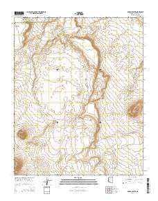 Roden Crater 2014 topographic map thumbnail