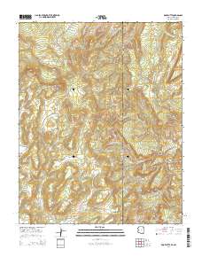 Roof Butte 2014 topographic map thumbnail