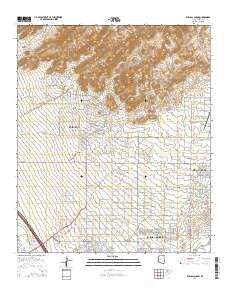 Ruelas Canyon 2014 topographic map thumbnail