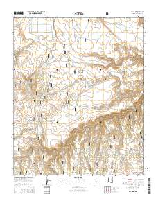Hay Lake 2014 topographic map thumbnail
