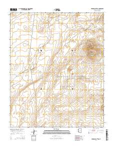 Hennessy Buttes 2014 topographic map thumbnail