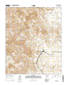 Hillside 2014 topographic map thumbnail