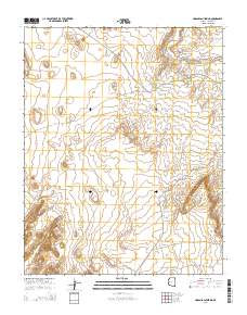 Hogansaani Spring 2014 topographic map thumbnail