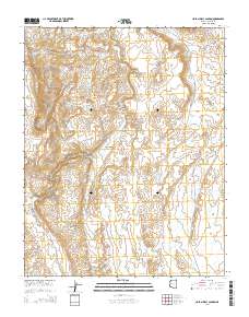 Hole-n-Wall Canyon 2014 topographic map thumbnail