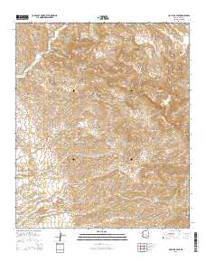Holy Joe Peak 2014 topographic map thumbnail