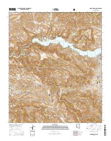 Horse Mesa Dam 2014 topographic map thumbnail
