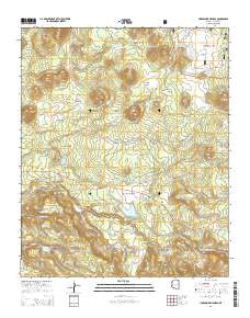 Horseshoe Cienega 2014 topographic map thumbnail